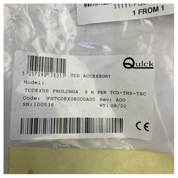 Quick Marine Control Extension Cable 8m for Thruster Control - TCD-TMS-TSC