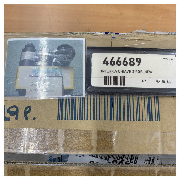3-Position Key Ignition Switch Electrical Component - 14.301.000.01 