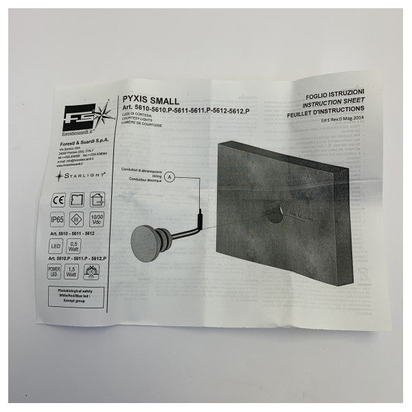 Foresti Suardi Pyxis Small Einbau-LED-Spotlight 5612.C.P3 12/24V 