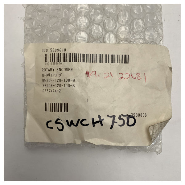 Furuno X-Band Marine Radar Rotary Encoder RE20F-120-100-for FR-2105 - 00015389010 