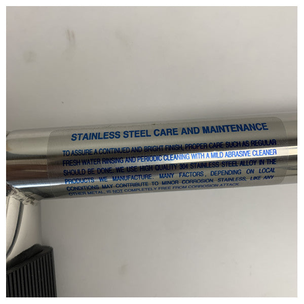 Складана 4-ступенева морська човнова драбина з нержавіючої сталі 304 з ненависними гумовими сходами 