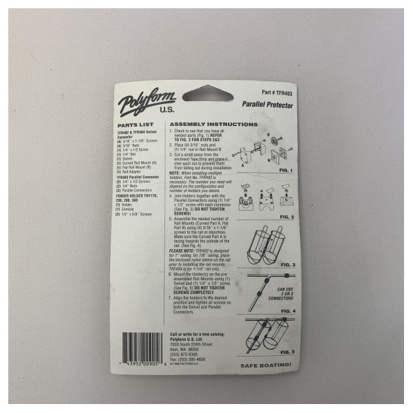 Polyform parallell fender connector TFR-403