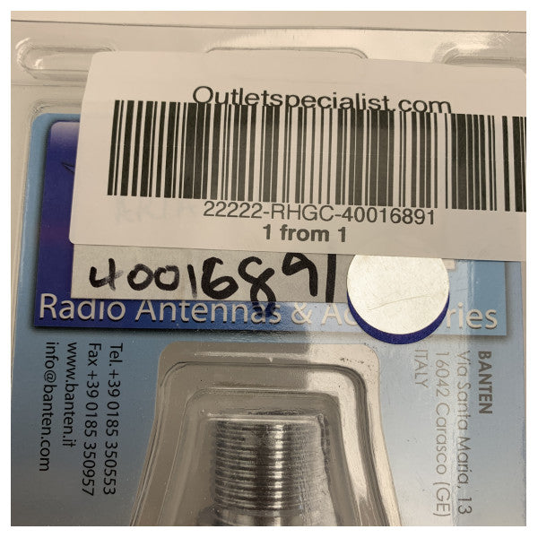 Soporte de antena VHF Banten 4-Way Laydown Soporte cromado resistente a la corrosión