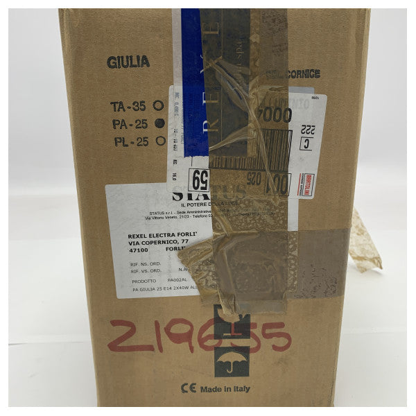 Status Giulia PA25 12v lamp fixture