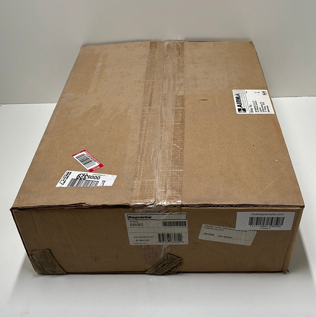 Transdutor de profundidade de casco verdadeiro em bronze B258 da Raymarine - E66082