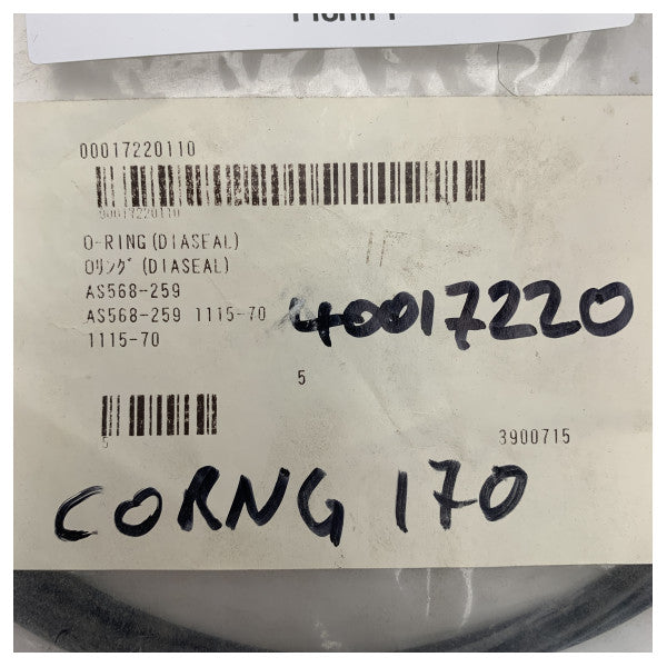 Furuno Сонар O-пръстен Diaseal CH-250 AS568-259 Замяна на морски уплътнител, издръжлив 