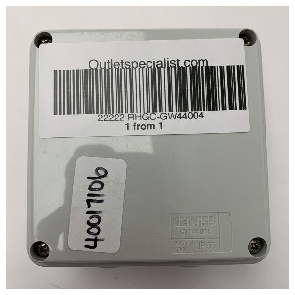 AC/DC Dynamics IP55 Waterproof Plastic Junction Box 100x100x50 mm with Glands 