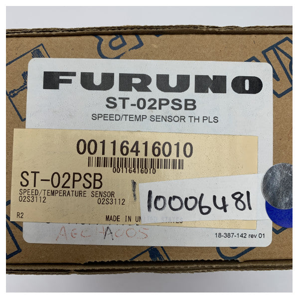 Furuno Airmar tru-hull Marine Speed and Temperature Sensor ST-02PSB