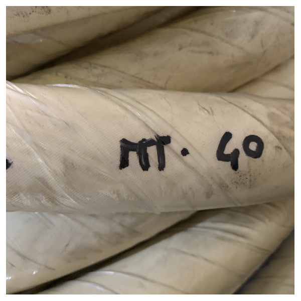 Білий водонепроникний маслостійкий гнучкий шланг для морських і промислових трубопроводів � діаметр 22 мм, 40 м в рулоні