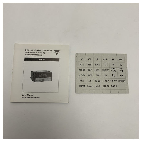 Carlo Gavazzi 227103 digitaalinen mittari LDI35 AV0 ohjain