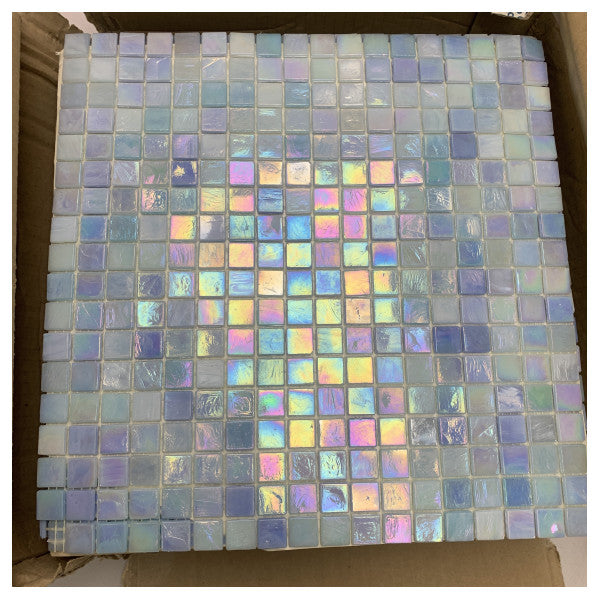 High-Quality Iridescent Glass Mosaic Tiles for Durable Marine and Nautical Applications - IRIS 1