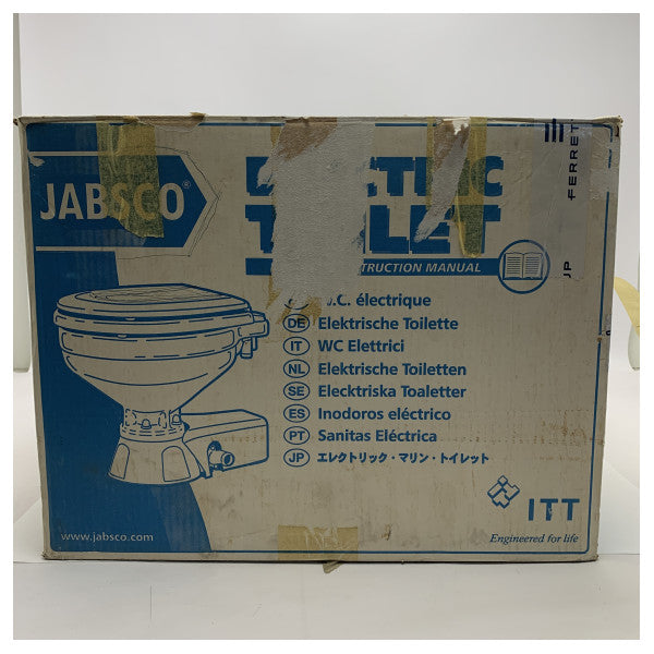 Jabsco 37010-0096 Standard elektrische Toilette weiß 24V