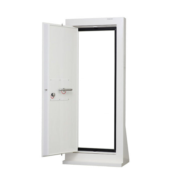 Porte arrière étanche en acier inoxydable à charnières NEMO blanc L183 x W65 cm - 228115