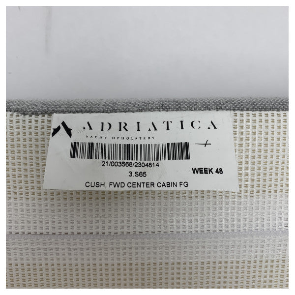 Uttern S65 centro cabine almofada de inlay frontal cinza - 2304814 