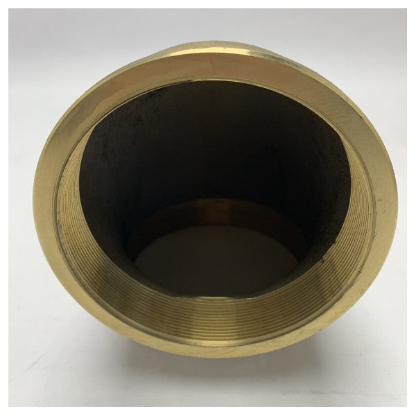 Guidi Brass 5 Inch 90 Degree Elbow Fitting Filettatura femmina-femmina Resistente alla corrosione di grado marino - 0090#100014