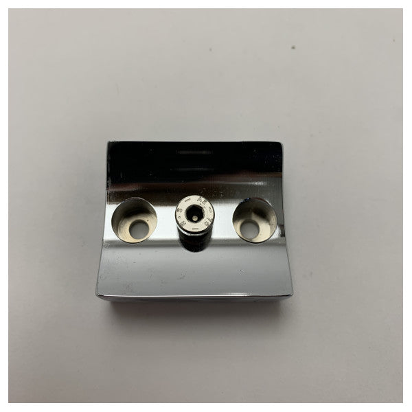 Dornbracht Wall-Mounted Lotion Dispenser with Chrome and Frosted Glass - 83430970-00