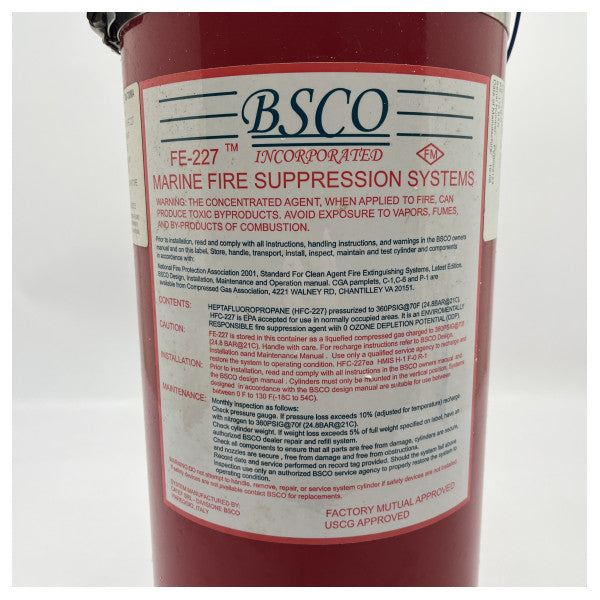 BSCO 740-700MA Sistema de supresión de extinción de incendios marinos