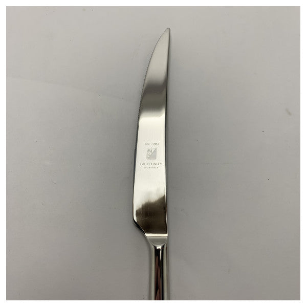 カルデローニ アリュール マリン ステンレススチールテーブルナイフ - 耐久性とエレガントさを兼ね備えた航海用カトラリー