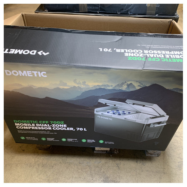 Dometic CFF70 Dual Zone Kompressor Køleboks Fryser 12/24/230V 