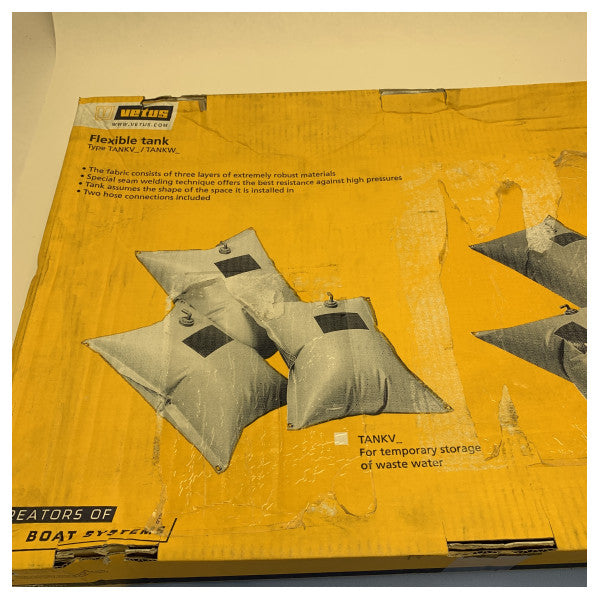 Vetus 100L ευέλικτη τρίγωνη δεξαμενή νερού που φουσκώνει και ξεφουσκώνει - TANKW1003 