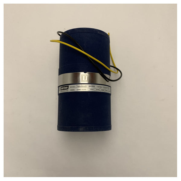 Vetus 24V Inline brodski motorni ventilator za strojarnicu 102 mm - 4 inča - TWINLINED 