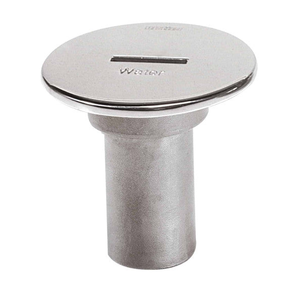Vetus Stainless Steel Water Filler Cap for Boats - 38mm Marine Deck Fill with 87mm Lid 