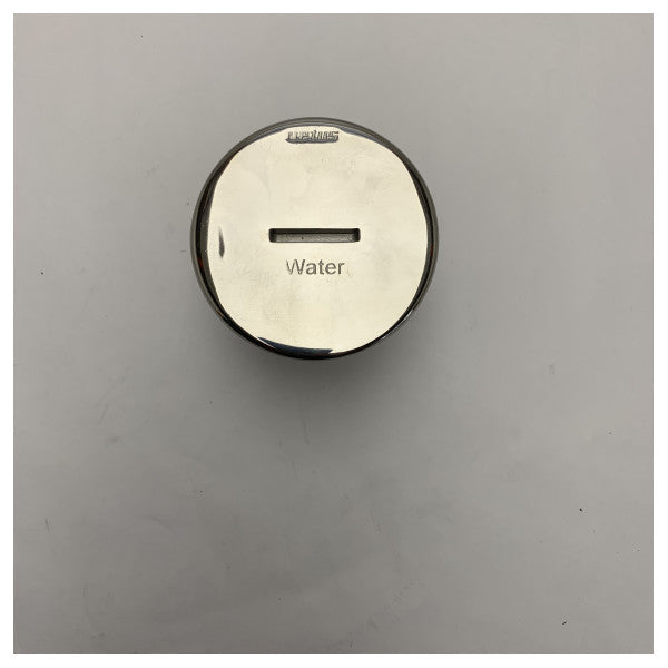 Vetus rustfritt stål vannfyllingslokk for båter - 38mm maritim dekkfylling med 87mm lokk 