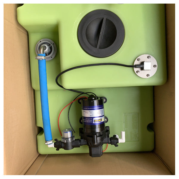 Sistema de tanque de agua potable Vetus 120L con bomba 12V - DWSC12012 