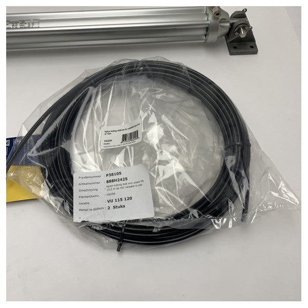 System hydrauliczny elektryczny Vetus do podnoszenia łodzi 350 KGF 12V - Zestaw do podnoszenia luków morskich o skoku 500 mm 