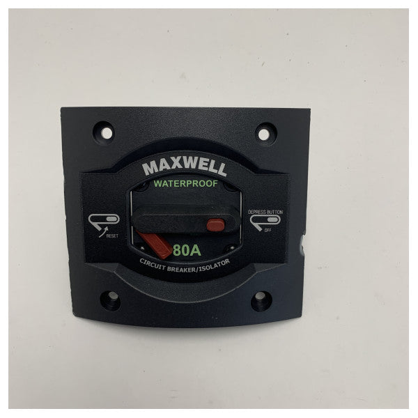 Disjoncteur électrique Maxwell 80 amp 12 / 24V - P100790 