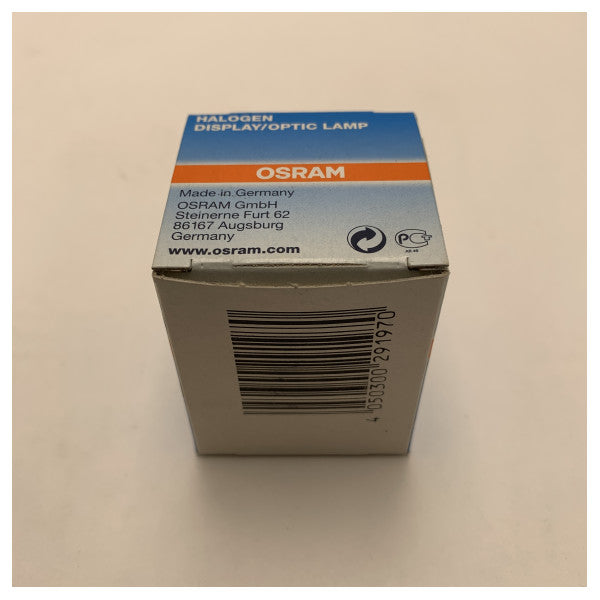 مصباح هالوجين بحري هالوجين بقوة 12 فولت 100 واط من OSRAM | مصباح ملاحة وإضاءة داخلية متين ومقاوم للصدمات