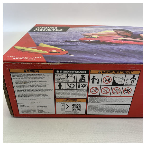 Jobe Hydra 1 person funtube package red - 238815001