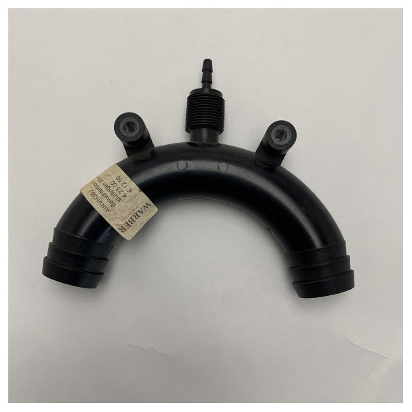 Vetus Marine Air Vent Elbow 38mm x 8mm Plastic - Boat Ventilation Fitting for Optimal Airflow - AIRVH38U 