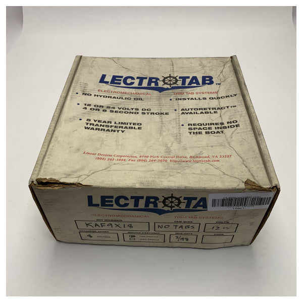 Σύστημα ηλεκτρικών πτερυγίων Lectrotab KAF9X18 για σκάφη 