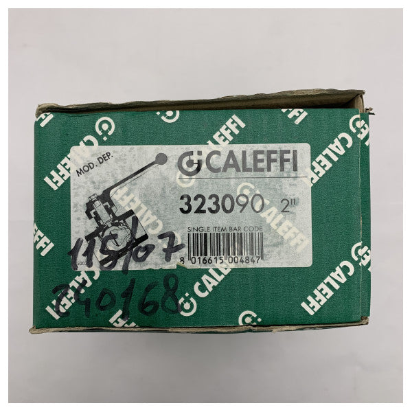 Caleffi 323090 сферичен кран 2 инча бронз сребро