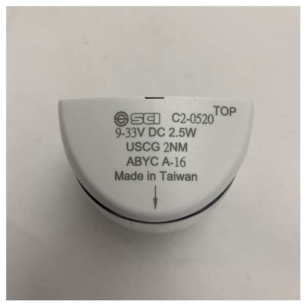 SCOバイカラーLEDスチームナビゲーションライトボート用 9-33V | 2NMマリンナビゲーションランプ 