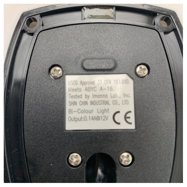 SCOバイカラーLEDスチームナビゲーションライトボート用 9-33V | 2NMマリンナビゲーションランプ 