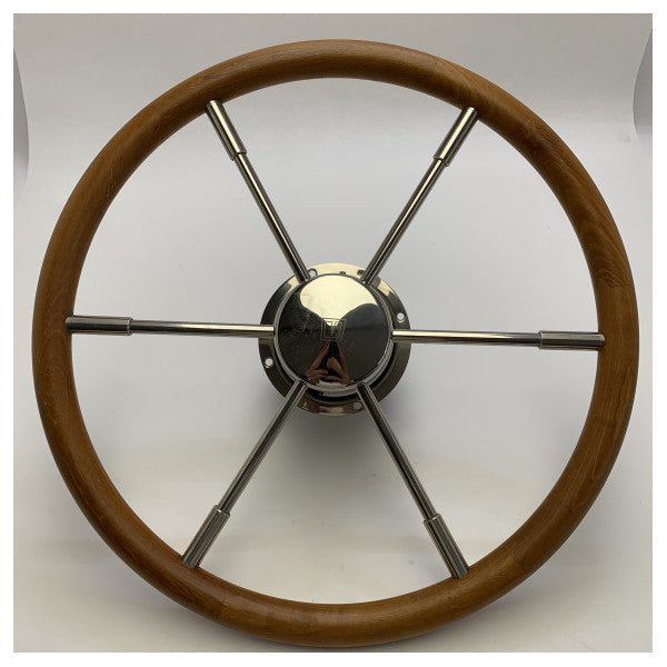 マホガニー製のステアリングホイールを備えたVetus HTP3010R油圧ステアリングホイールポンプ 