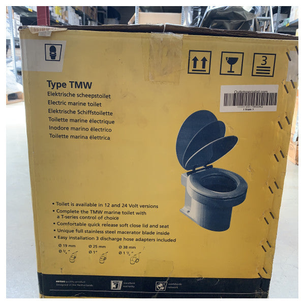 Vetus TMW24Q električni morski WC 24V s maceratorom 