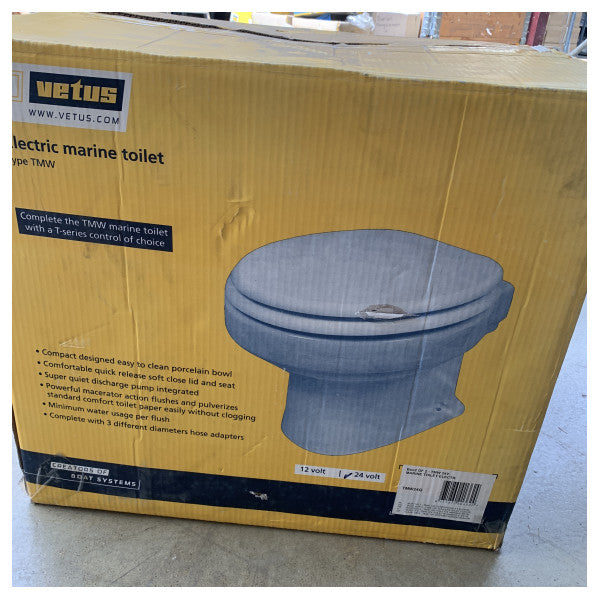 Vetus TMW24Q električni morski WC 24V s maceratorom 