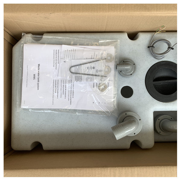 Vetus WWS8812B 88L crni sustav spremnika za otpadne vode s pumpom 12V 