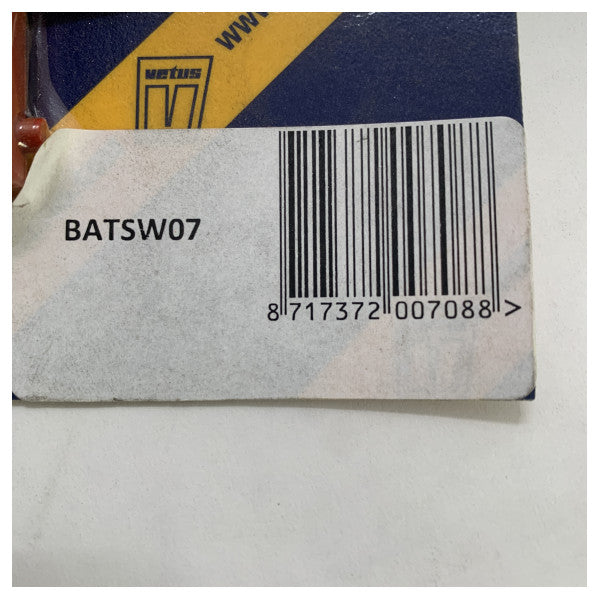 Vetus BATSW07 Battery Switch Key - Durable Marine Battery Isolator Key for Boats 