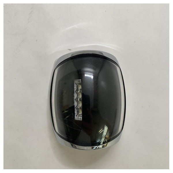 SCI LED silver starboard navigation light black coated 12/24V - C2-0520