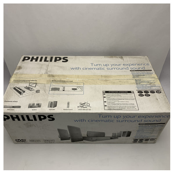 نظام الصوت HTS3100/12 من Philips HTS3100/12 نظام الصوت المحيطي DVD مع مضخم صوت