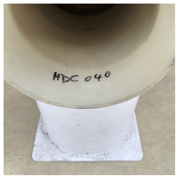 Halyard διπλής θαλάμου εξάτμισης κινητήρα σιγαστήρας grp λευκός 127 - 152mm - H001489 