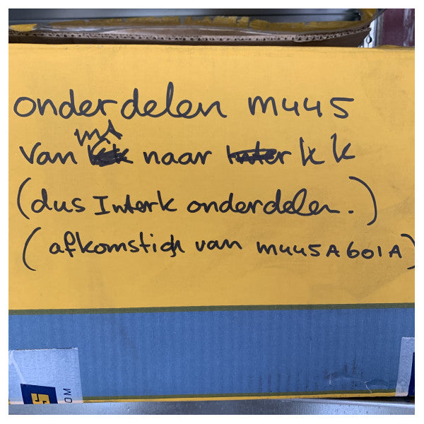 Kit de intercambiador de calor del intercooler del motor Vetus M4.45 | M4.35 que incluye bomba de impulsión 