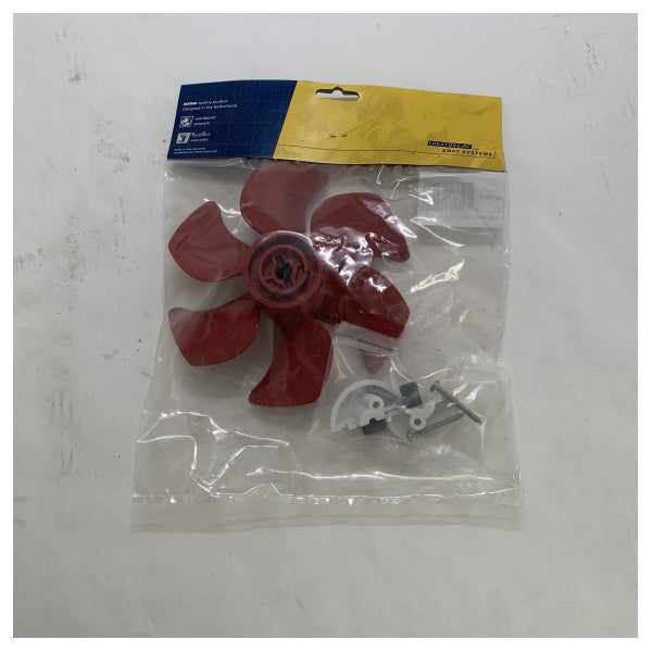 Hélice de propulsor de 6 palas Vetus SET0089 de 185 mm 