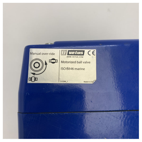 صمام كروي كهربائي بحري Vetus MV12A1/2 بجهد 12 فولت | فولاذ مقاوم للصدأ - MV12A1/2 