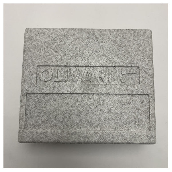 Olivari Planet Q Chrome Door Handle for Marine Use - Durable Brass Finish, Suitable for Yale Locks