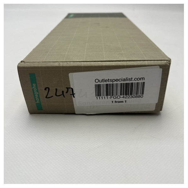 Hansgrohe Axor bruseholderstang i rustfrit stål 392 mm - 42230